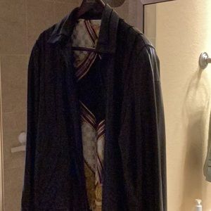 Men’s Brioni Leather Bomber Jacket